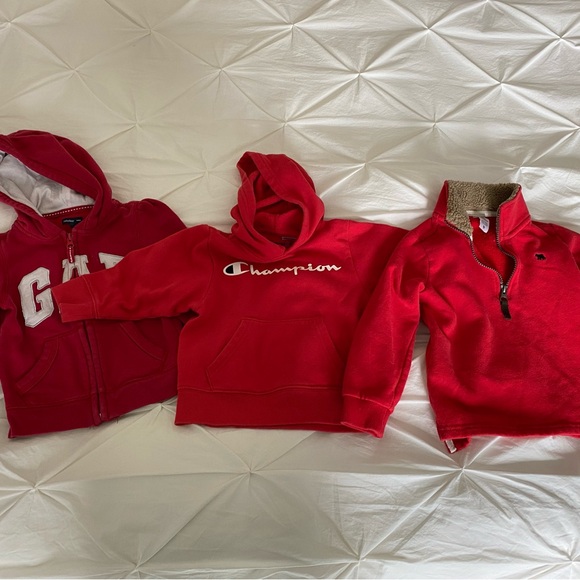 Lot of three 3T red sweaters! - Picture 1 of 10